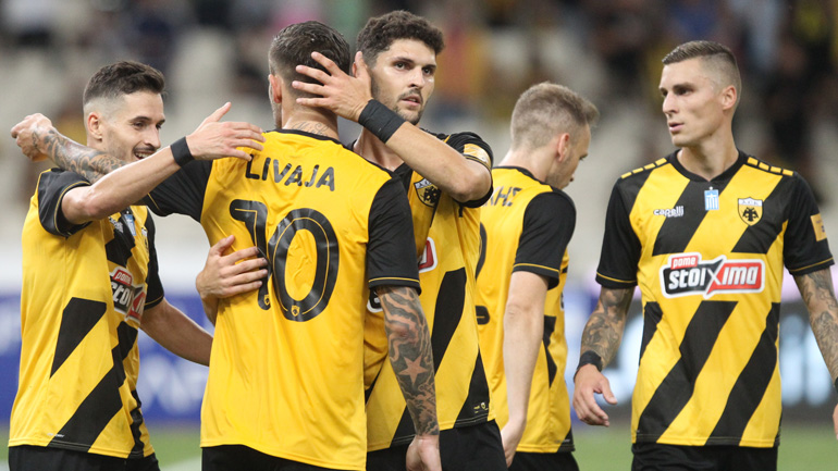 Δεύτερη νίκη η ΑΕΚ, 2-0 τη Λαμία