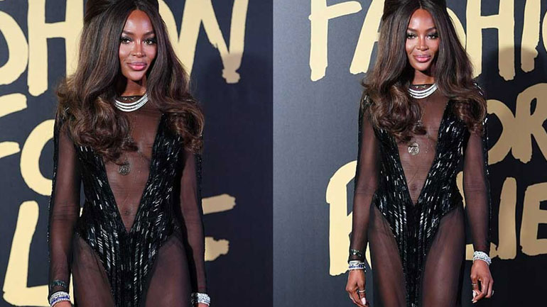 Naomi Campbell: Σέξι εμφάνιση στο φιλανθρωπικό gala «Fashion for Relief»