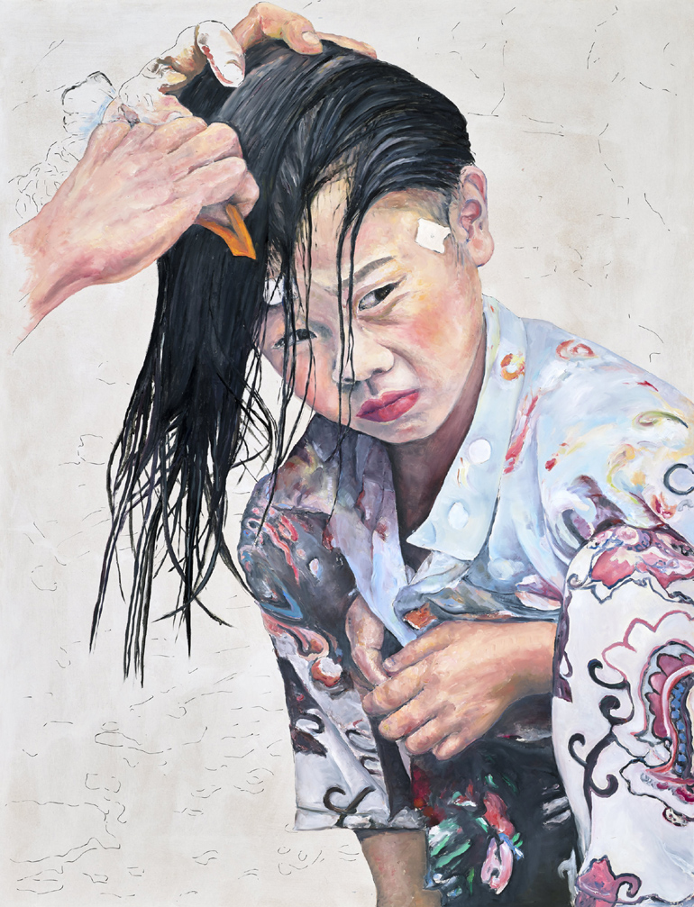 Ένα από τα έργα της ζωγράφου που θα δείτε στην Art Athina 2019...