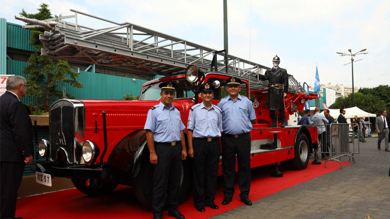 Ένα ιστορικό όχημα του Πυροσβεστικού Σώματος «ζωντάνεψε» στη Θεσσαλονίκη