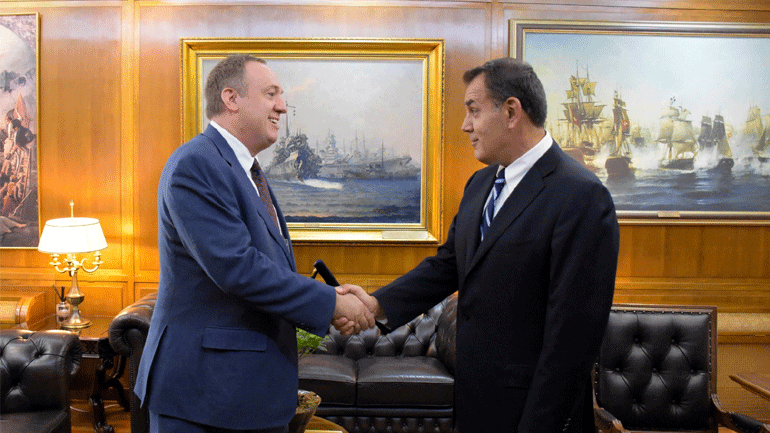 Συνάντηση του υπ. Εθνικής Άμυνας με τον πρόεδρο του JINSA, Μάικλ Μακόφσκι