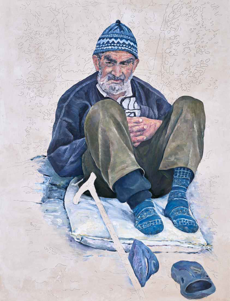 Άλλο ένα ζωντανό έργο της Ντένης Θεοχαράκη που θα δείτε στην έκθεση...