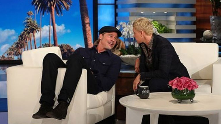 Brad Pitt στην Ellen Degeneres: «Νομίζω πως έχουμε βγει με την ίδια γυναίκα»