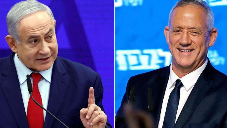 Εκλογές στο Ισραήλ: Μάχη «στήθος με στήθος» μεταξύ Νετανιάχου και Γκαντς