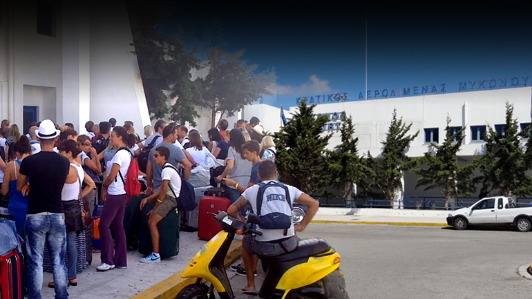 Θέμα τύχης η… απογείωση από τη Μύκονο