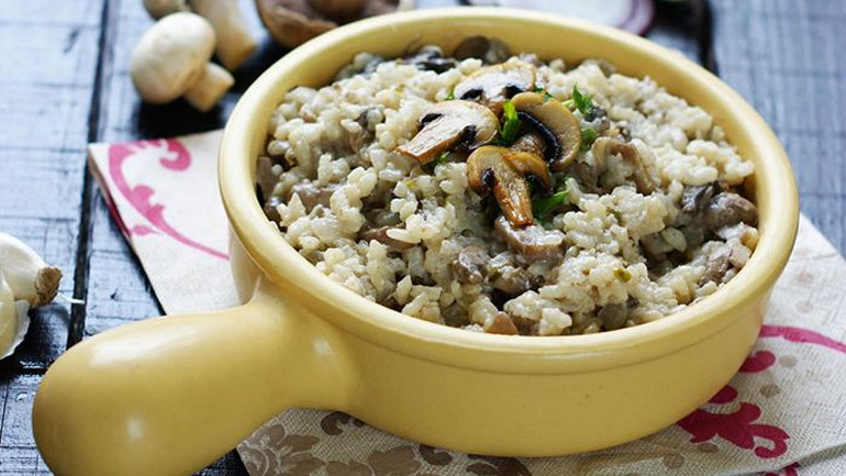 Απολαυστικό ριζότο με μανιτάρια!
