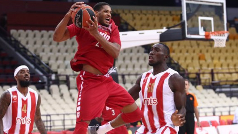 Φιλική ήττα για τον Ολυμπιακό με 82-77 από τον Ερυθρό Αστέρα