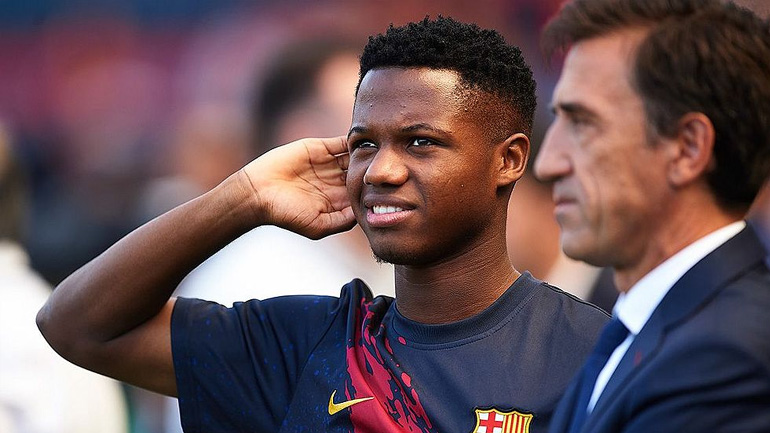 Τρίτος νεότερος παίκτης που αγωνίζεται στο Τσάμπιονς Λιγκ ο Φατί