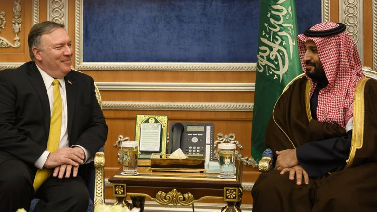 Πομπέο: Οι ΗΠΑ στηρίζουν το δικαίωμα της Σαουδικής Αραβίας στην αυτοάμυνα