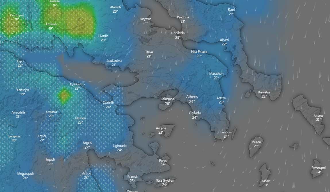 Βροχές και στην Αττική την Παρασκευή 