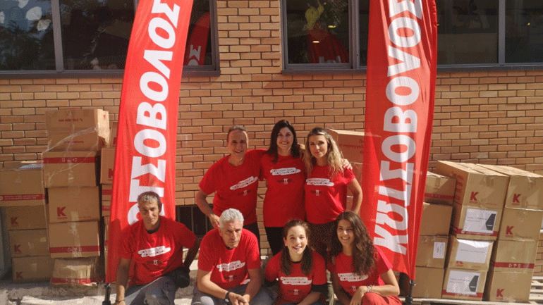 Η Κωτσόβολος γεμίζει για 7η συνεχόμενη χρονιά μία «Κιβωτό» με σχολικά είδη