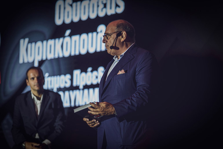 O Οδυσσέας Κυριακόπουλος έχει δώσει τα ηνία της εταιρείας στον Πάρη Κυριακόπουλο...