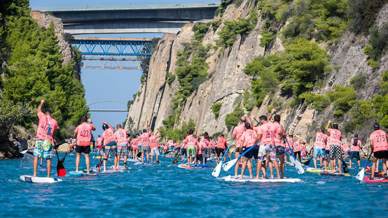 Περισσότερα από 500 SUP θα περάσουν την Κυριακή τον Ισθμό της Κορίνθου