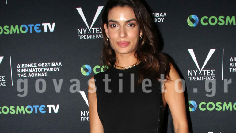 Τόνια Σωτηροπούλου: Κομψή εμφάνιση στο Φεστιβάλ Κινηματογράφου Νύχτες Πρεμιέρας