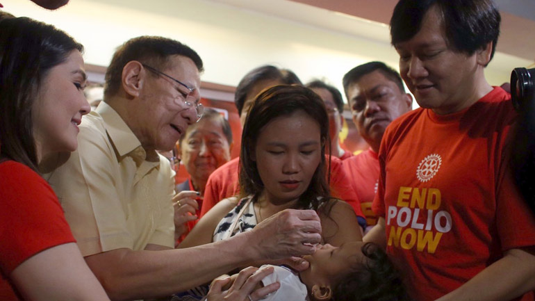 Δύο κρούσματα πολιομυελίτιδας στις Φιλιππίνες