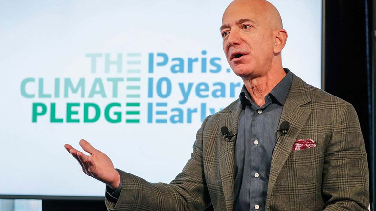 Τζεφ Μπέζος: Η Amazon θα φτάσει σε μηδενικό ισοζύγιο άνθρακα το 2040