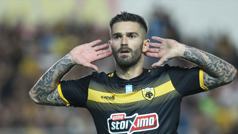 «Διπλό» με… σφραγίδα Λιβάγια για την ΑΕΚ, 1-0 τον Παναιτωλικό