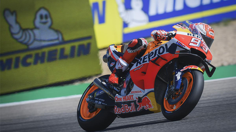 MotoGP2019, Αραγονία: Περίπατος Marquez