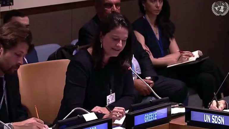 Ομιλία της Νίκης Κεραμέως στον ΟΗΕ