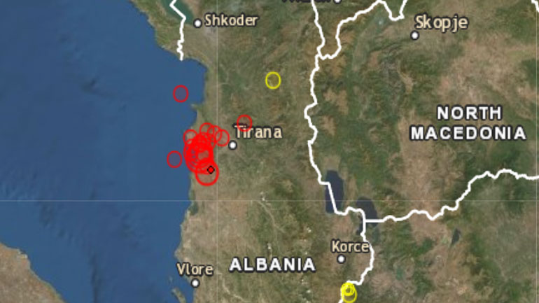 Αλβανία: Συνεχίζονται οι μετασεισμοί