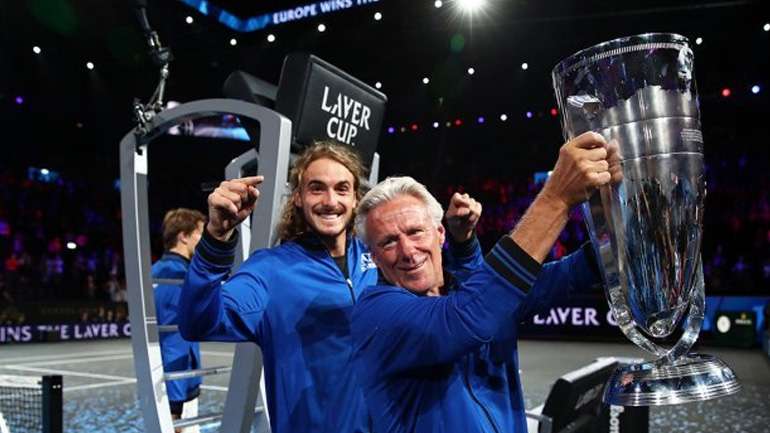 Τένις: Ο Στέφανος Τσιτσιπάς κατέκτησε μαζί με την ομάδα της Ευρώπης τον τίτλο στο Laver Cup