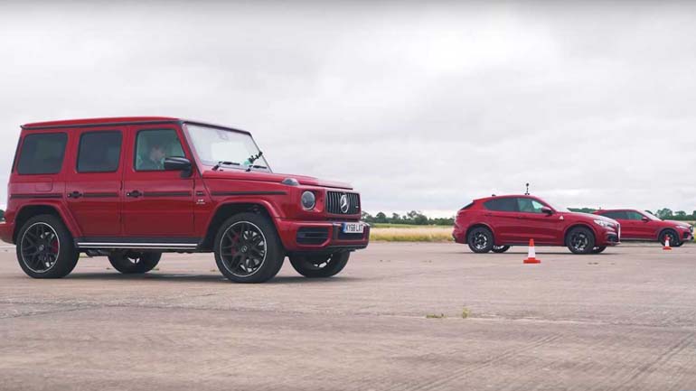 Alfa Stelvio QV εναντίον AMG G63 και F-Pace SVR Alfa Stelvio QV εναντίον AMG G63 και F-Pace SVR