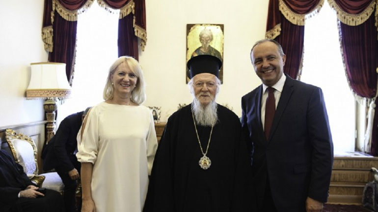 Συνάντηση του υφυπουργού Μακεδονίας-Θράκης με τον Οικουμενικό Πατριάρχη στο Φανάρι