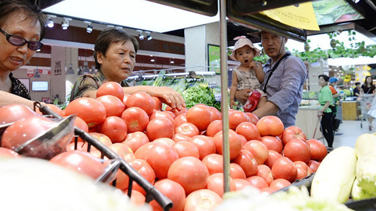 Κίνα: Ο δείκτης τιμών των λαχανικών αυξήθηκε σήμερα κατά 2,3% στις 94,03 μονάδες