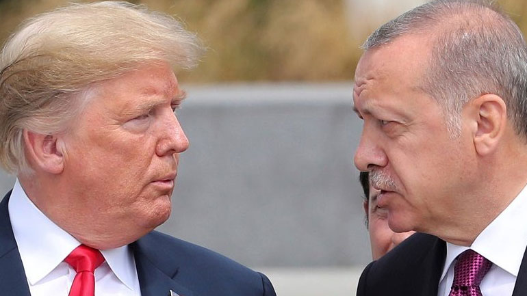 Τηλεφωνική επικοινωνία Ερντογάν και Τραμπ