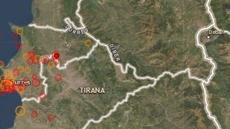 Σεισμός 3,8R στην Αλβανία