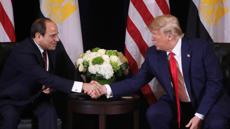 Στήριξη Τραμπ στον Αιγύπτιο πρόεδρο Σίσι