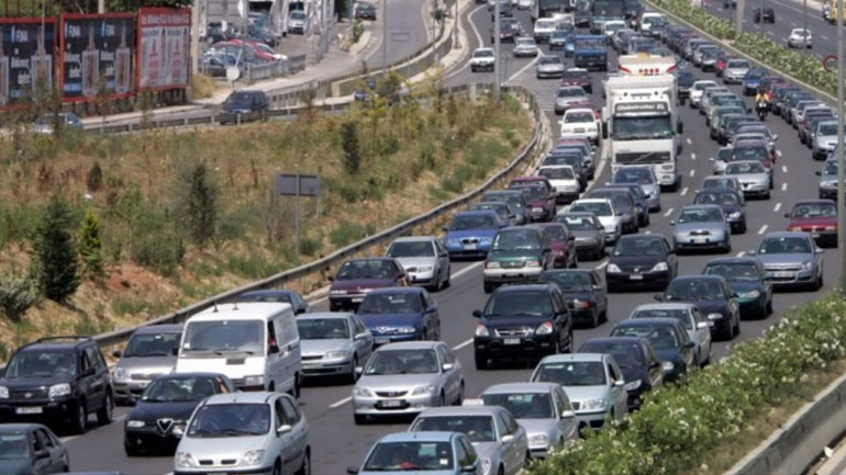 Iδιαίτερα αυξημένη η κίνηση σε βασικούς οδικούς άξονες λόγω της απεργίας