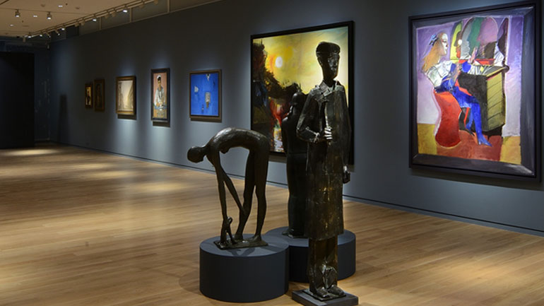 Μέσα στο Μουσείο Σύγχρονης Τέχνης Βασίλη και Ελίζας Γουλανδρή