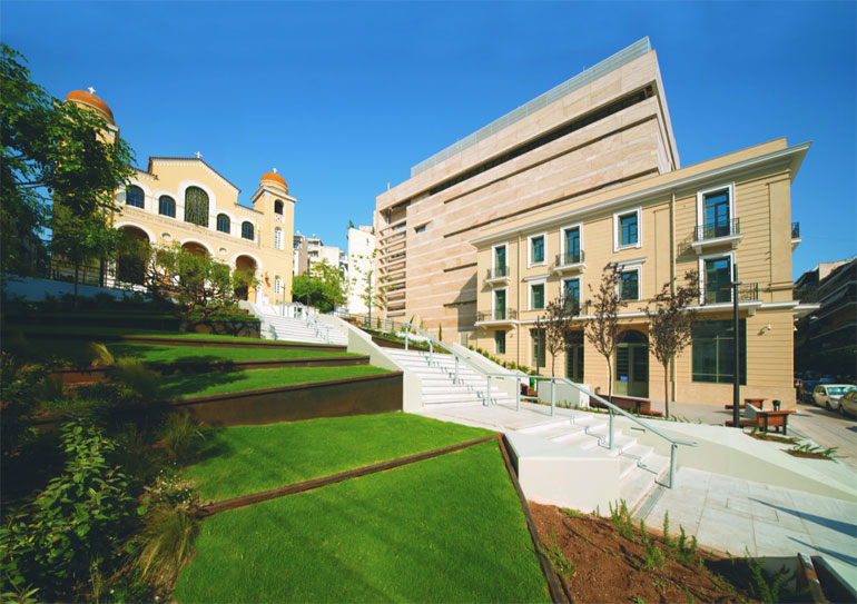 Tο μουσείο και ο εξωτερικός χώρος Φωτο: Χριστόφορος Δουλγέρης