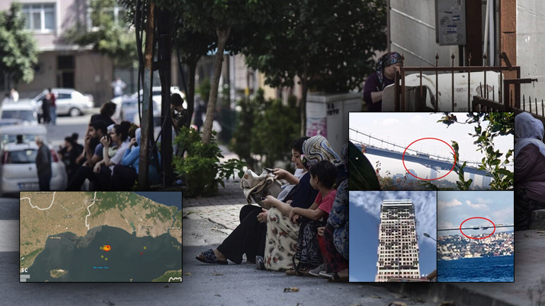 Πανικός από τον σεισμό στην Κωνσταντινούπολη