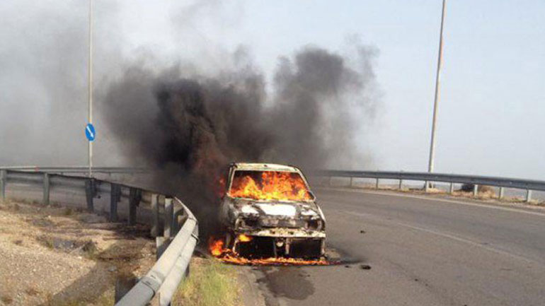 Φωτιά ξέσπασε σε αυτοκίνητο στο Ρέθυμνο