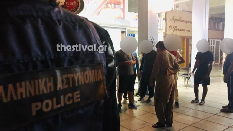 Αιματηρό επεισόδιο μεταξύ αλλοδαπών στο κέντρο της Θεσσαλονίκης