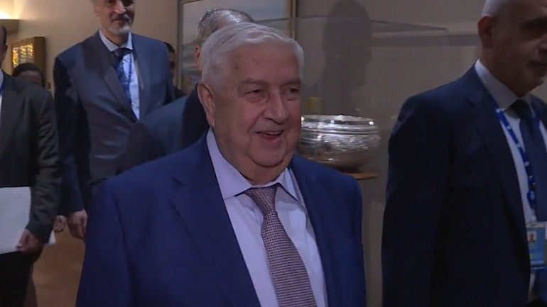 Θερμή χειραψία του γενικού γραμματέα του Αραβικού Συνδέσμου με τον Σύρο ΥΠΕΞ στον ΟΗΕ