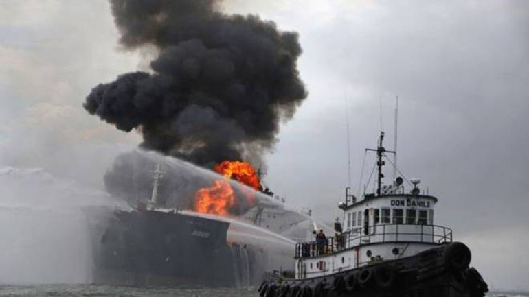 Νότια Κορέα : Τους 18 έφθασαν οι τραυματίες από την φωτιά σε δύο δεξαμενόπλοια