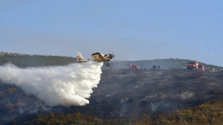 Εύβοια: Φωτιά σε δασική έκταση στην περιοχή Φαράκλα