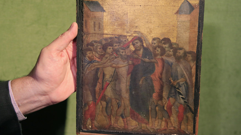 Χαμένος πίνακας του Τσιμαμπούε αξίας 6 εκατ. ευρώ βρέθηκε στην κουζίνα μιας Γαλλίδας