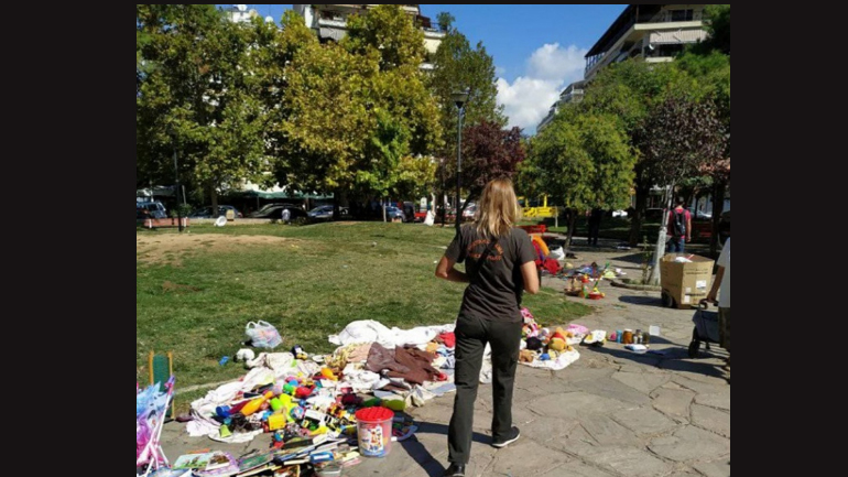 Θεσσαλονίκη: Επιχείρηση κατά του παρεμπορίου στο πάρκο Κρήτης