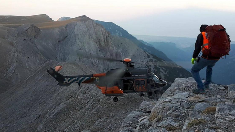 Σε καταφύγιο μεταφέρθηκε 63χρονος που τραυματίστηκε σε δύσβατο σημείο στον Όλυμπο