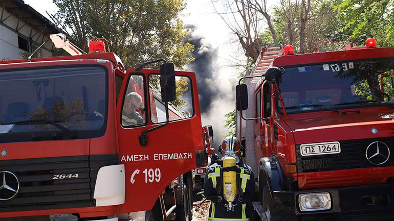 Πυρκαγιά σε δασική έκταση στην Αργολίδα
