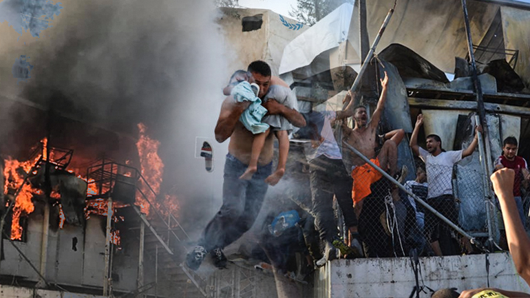 Τραγικές επιπτώσεις από την εξέγερση στη Μόρια Τραγικές επιπτώσεις από την εξέγερση στη Μόρια