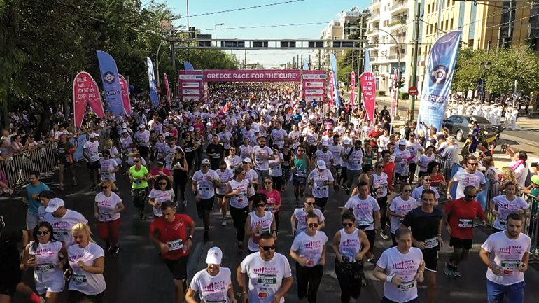 Ο «33ος Γύρος Αθήνας» και το «Άλμα Ζωής» από ψηλά