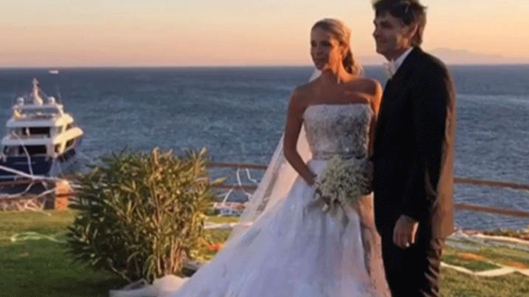 Νίκος Κριθαριώτης – Ναστάζια Δαρίβα: Λαμπερός γάμος στο νησί των ανέμων!