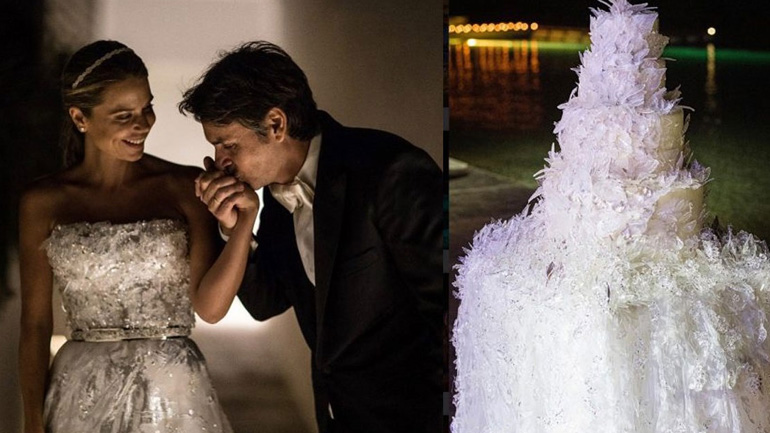 Νίκος Κριθαριώτης – Ναστάζια Δαρίβα: Πλούσιο φωτογραφικό υλικό από τον γάμο τους στη Μύκονο