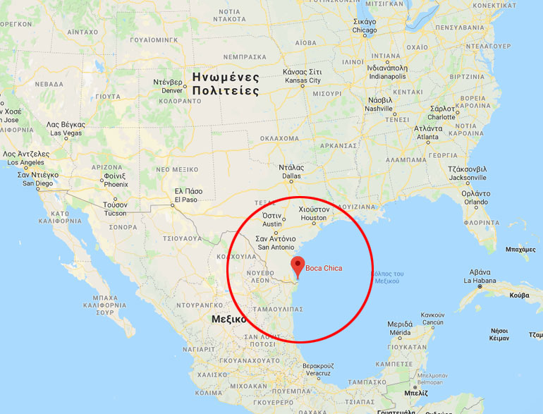 Χάρτης που δείχνει το χωριό Μπόκα Τσίκα