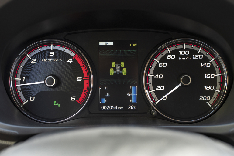 Ο πίνακας οργάνων...